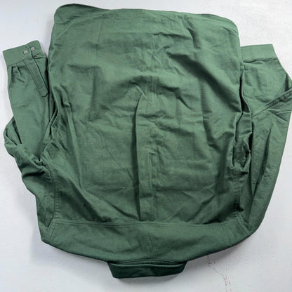 LL Bean VTG Mens XL Chamois Cloth Green Shirt Soft Cozy Flannel Cotton 90s
