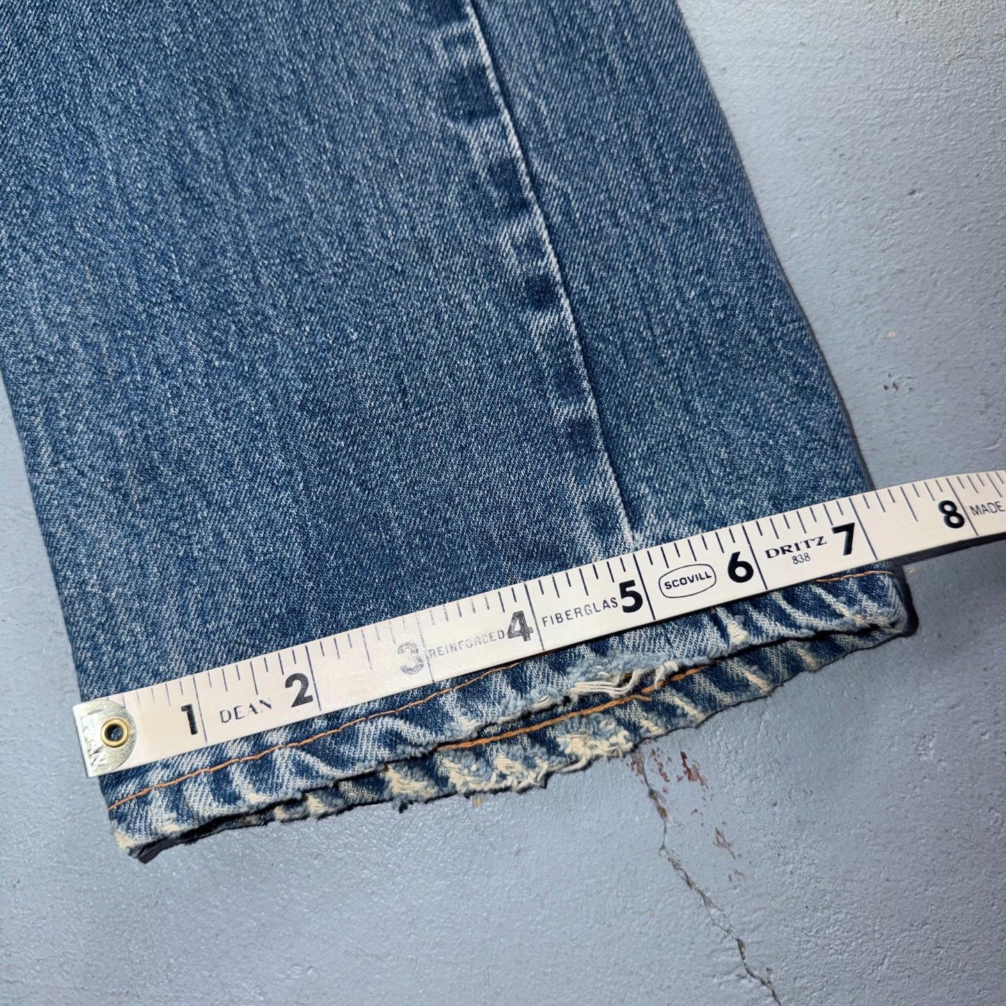 Levis 501 Vintage 70s SS Redline Selvedge USA XX Jeans Light Wash Act 31x28 Used