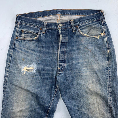 Levis 501 Big E Vintage 60s Redline Selvedge USA XX 1960s Jeans 66 Act 34x27