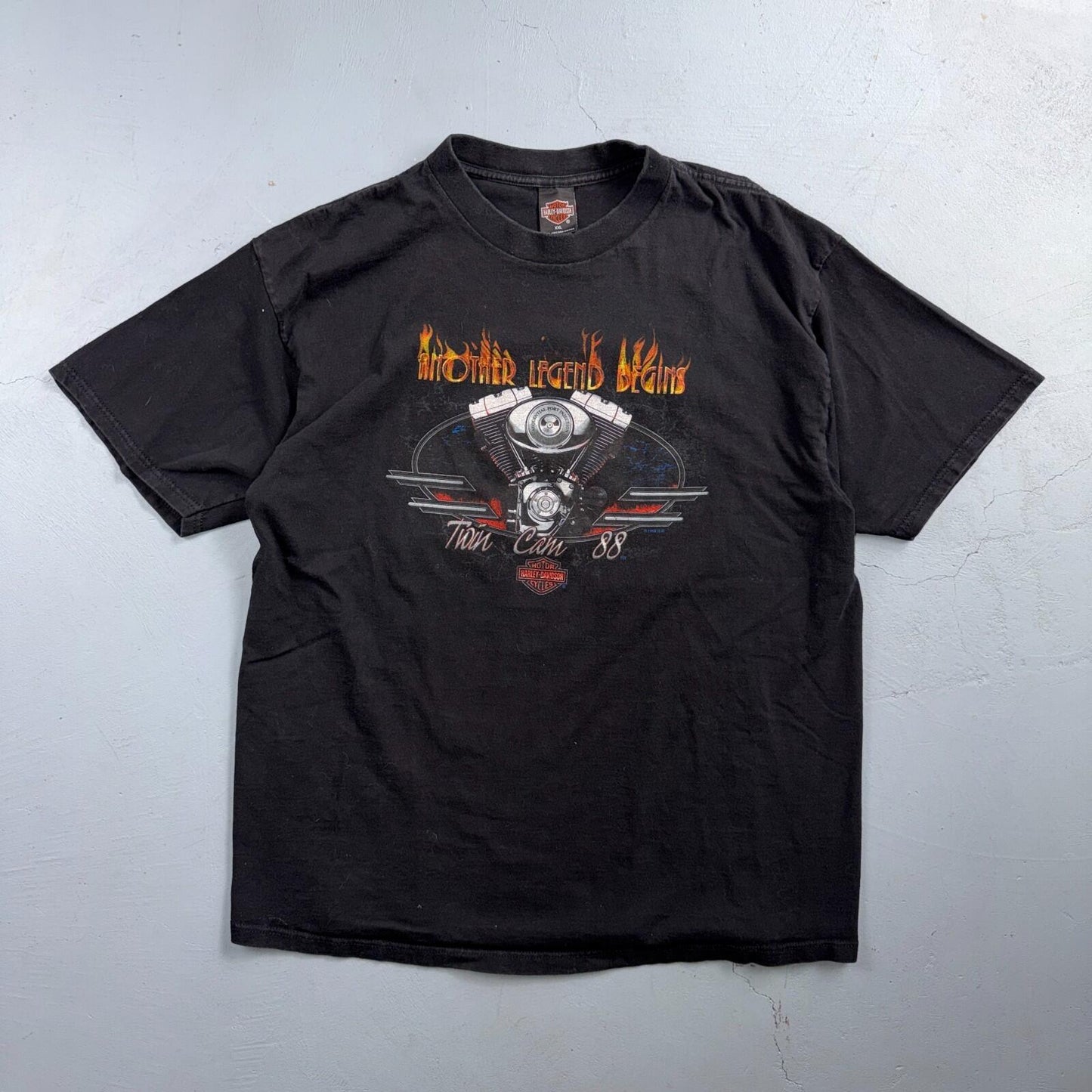 Harley Davidson Washington Vintage T Shirt Y2K Black Promo Legend Motorcycle