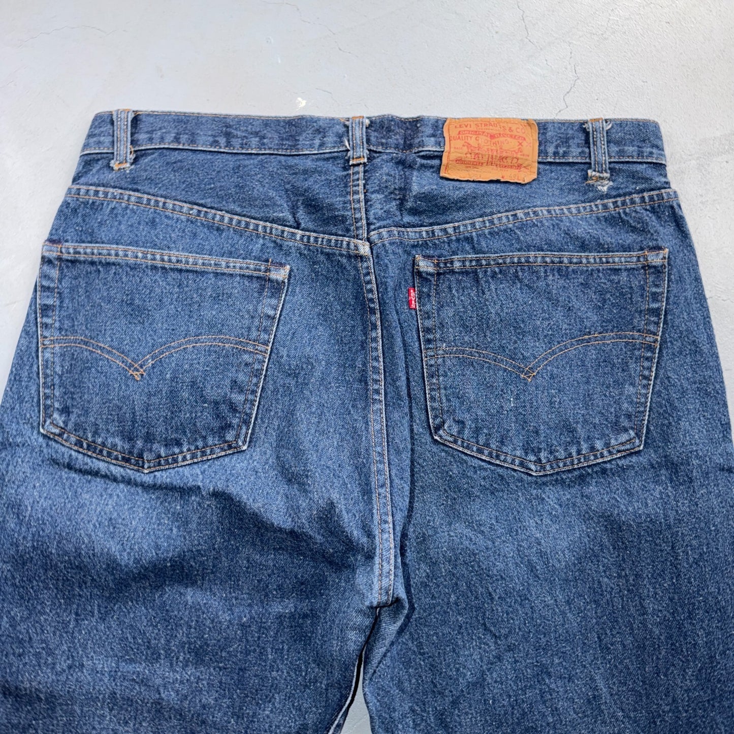 Levis 501 Vintage 80s USA XX Straight Leg Jeans Blue Dark Wash 40x31 Act 37x28
