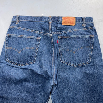 Levis 501 Vintage 80s USA XX Straight Leg Jeans Blue Dark Wash 40x31 Act 37x28