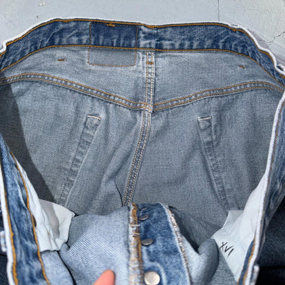 Levis 501 Vintage Y2K 90s XX Straight Leg Jeans Blue Light Wash 42x34 Act 40x34