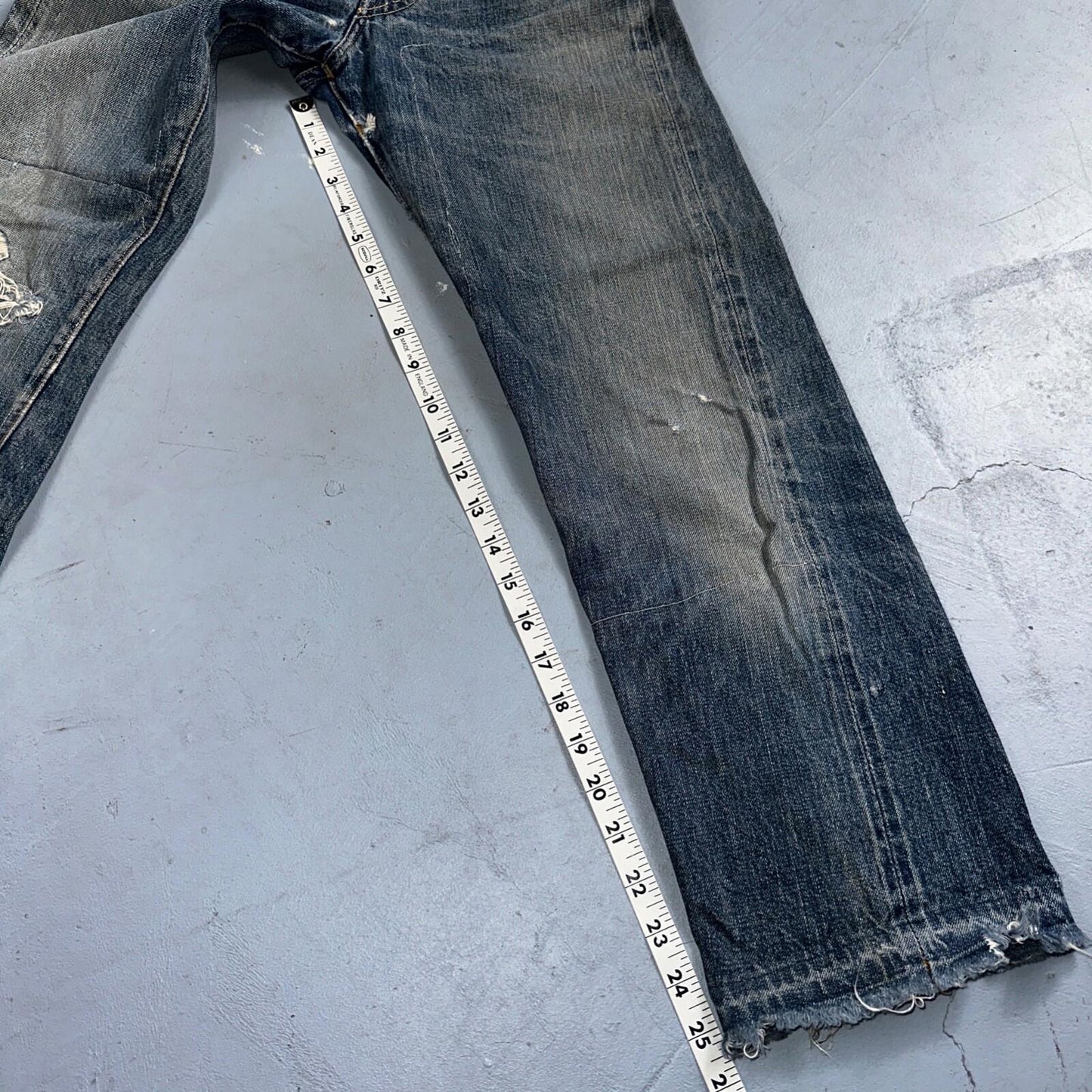 Levis 501 Big E Vintage 60s Redline Selvedge USA XX 1960s Jeans 66 Act 26x25