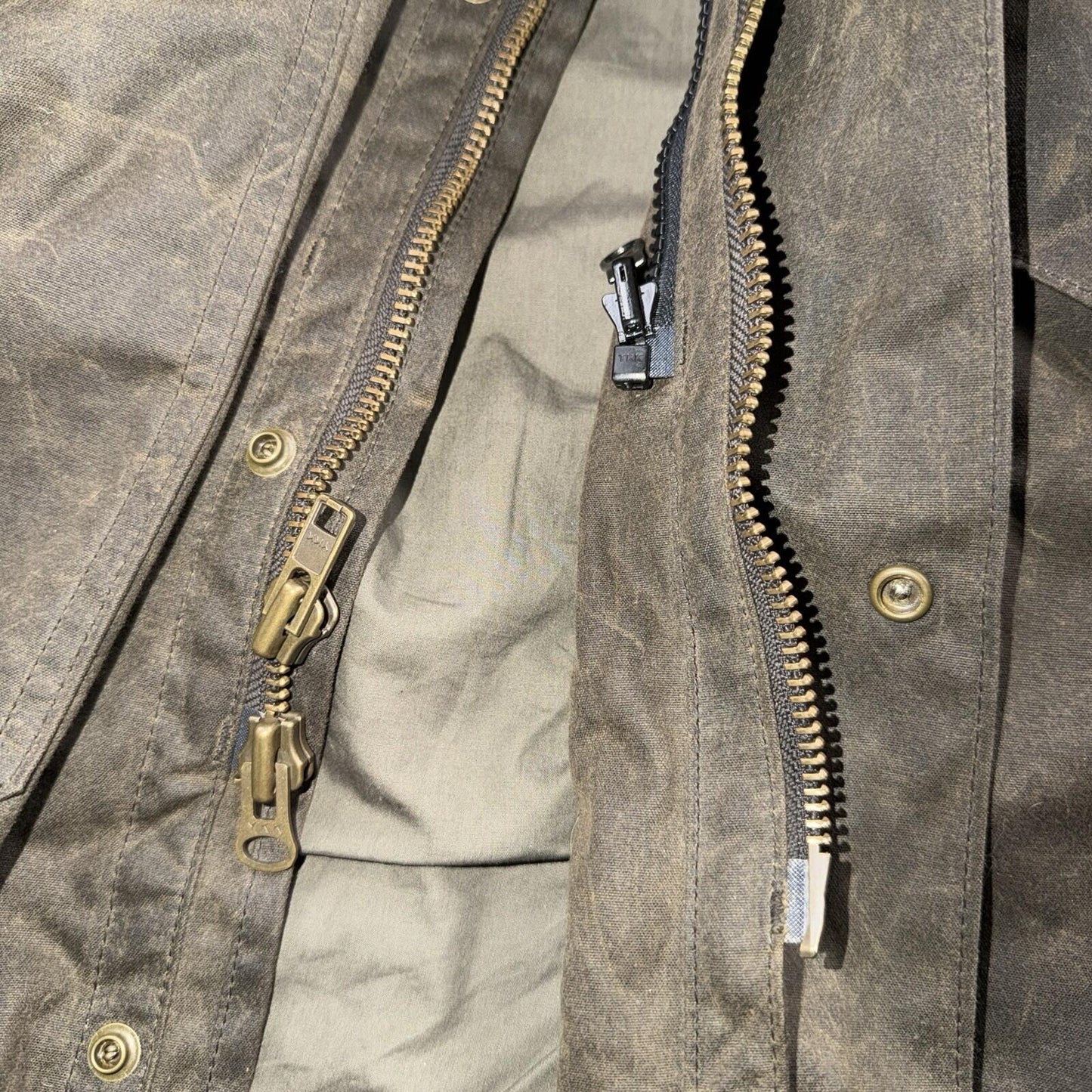 Filson Waxed Trench Coat Size XS Olive Oil Cloth Jacket Rare Mint Condition