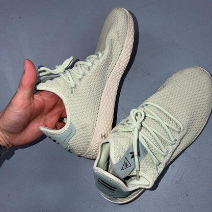 Adidas Pharrell Williams HU Linen Green Tennis Shoes Sneaker CP9765 Mens Sz 7