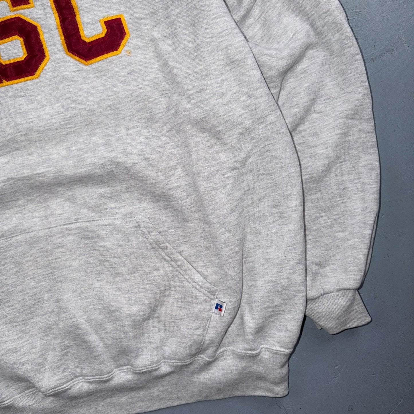 VTG Russell Athletic USC Hoodie Sweatshirt 2XL South Carolina College Trojans