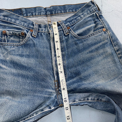 Levis 501 Vintage 80s Redline Selvedge USA XX Jeans Light Wash 31x40 Act 29x35