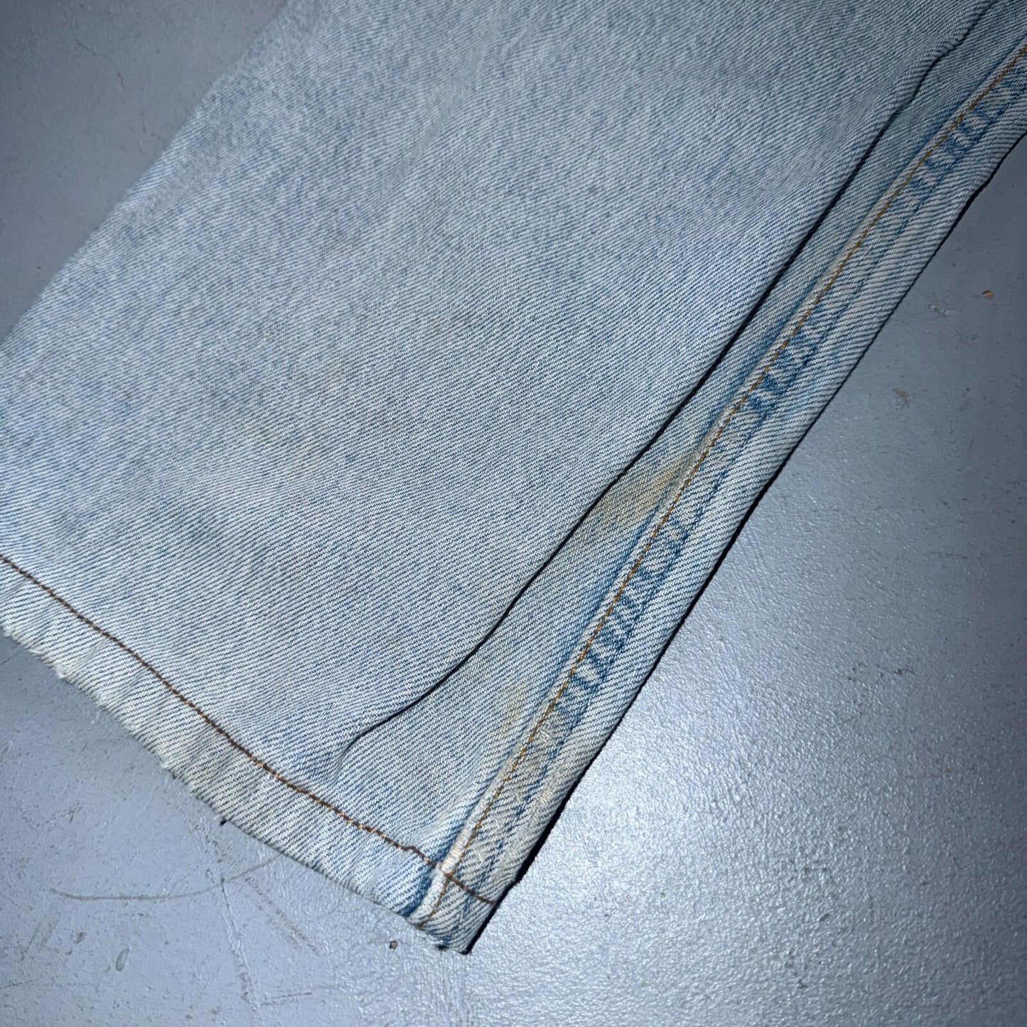 Levis 501 Vintage Y2K 90s XX Straight Leg Jeans Blue Light Wash 34x36 Act 32x29