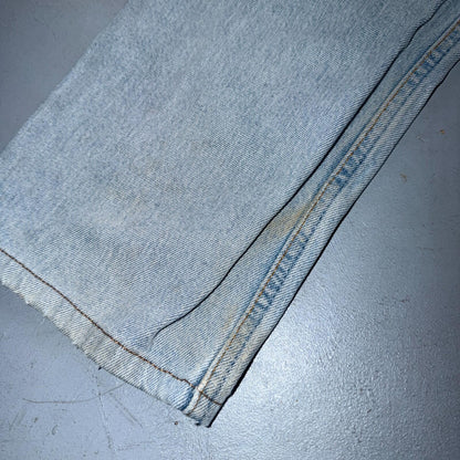 Levis 501 Vintage Y2K 90s XX Straight Leg Jeans Blue Light Wash 34x36 Act 32x29