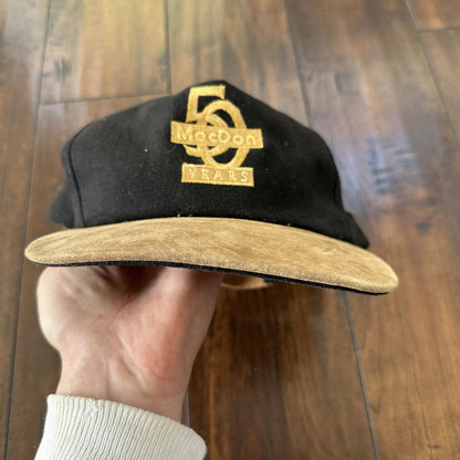 Mac Done Vintage Hat Cap Snapback Gray Bike Motorcycle Y2K Cool 90s Black 80s