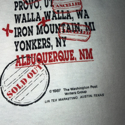 Billy And The Boingers World Tour T Shirt VTG T Shirt 80s Music Band Rock USA