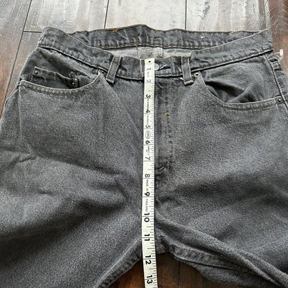 Vintage 90s Levis 505 34x30 Made In USA Tag Jeans Faded Grey 501 80s 31x28