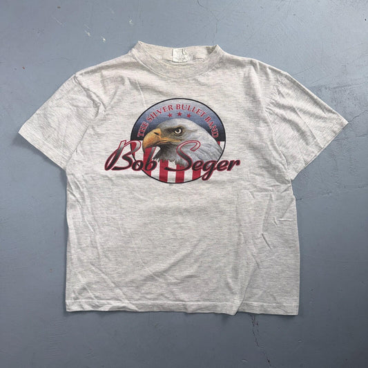 Vintage Bob Seger & The Silver Bullet Shirt Mens L Band North American Tour 90s