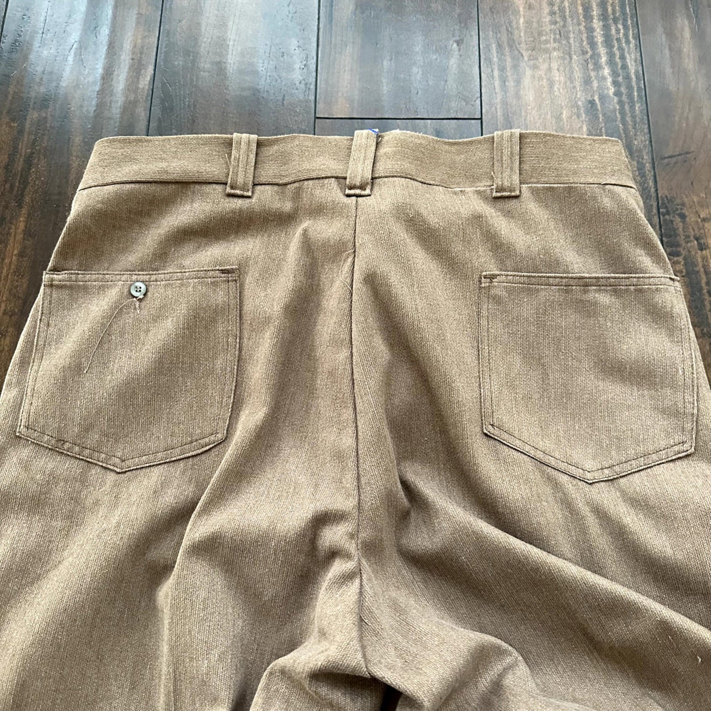 Mens 1950s 1960s Sears Pleated Dress Slacks 35x30 50s 60s Vtg Pants Fleck