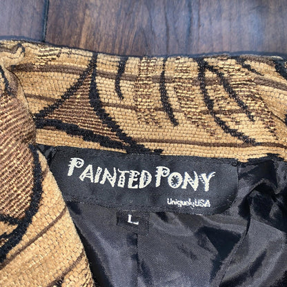 80s Vintage Painted Pony Western Wear Women's Jacket Button Down VTG 1980s