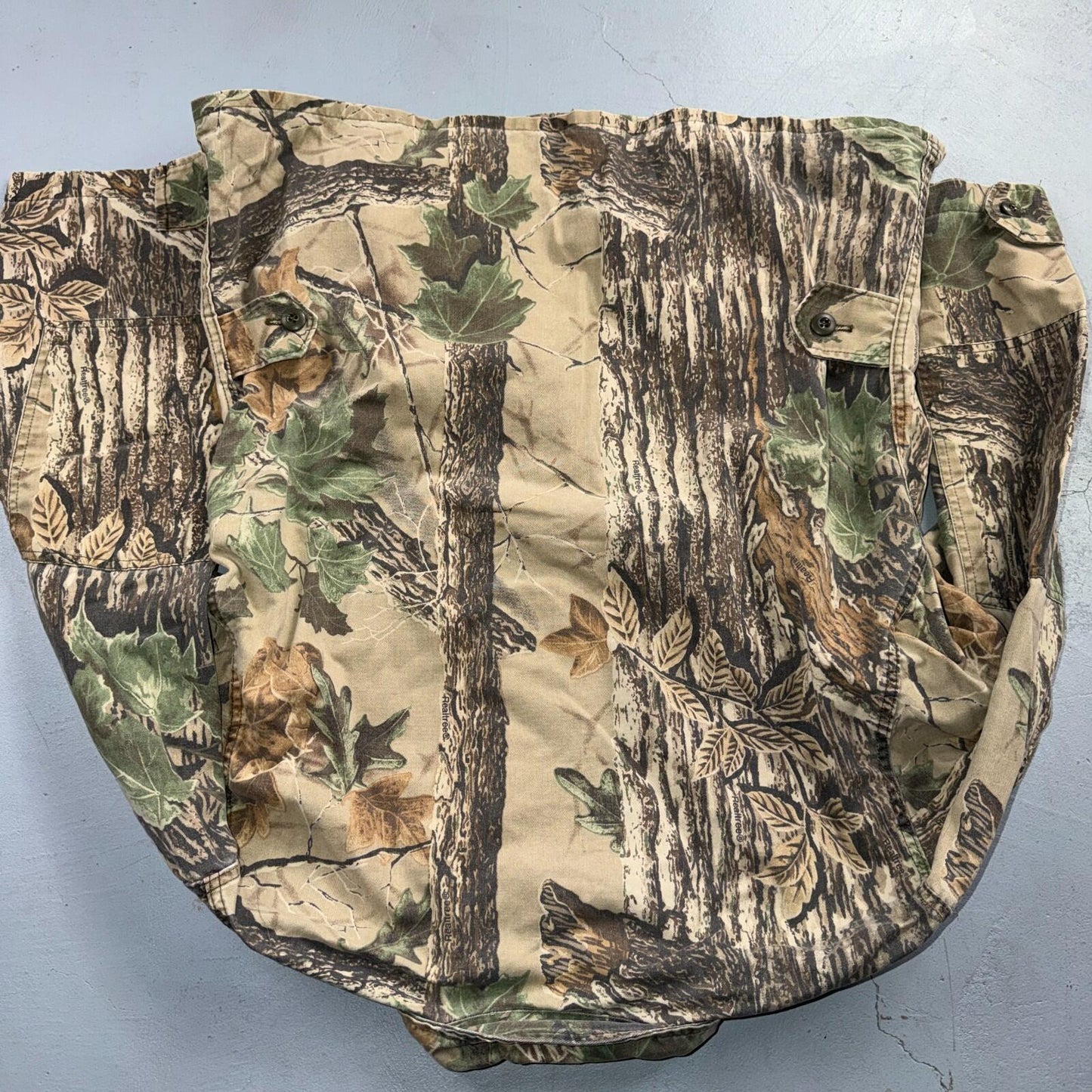 Vintage Military Jacket Mens L Realtree Camo Combat Coat Tactical Field 90s