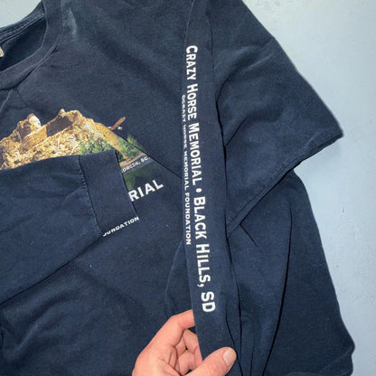 Crazy Horse Memorial Black Hills SD Vintage T Shirt Single Stitch Men's XL