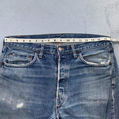 Levis 501 Big E Vintage 60s Redline Selvedge USA XX 1960s Jeans 36x32 Act 34x29