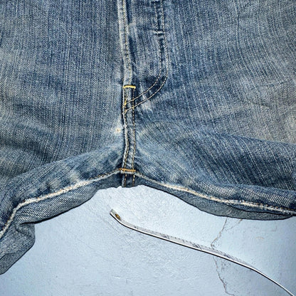 Levis 501 Vintage Y2K XX Straight Leg Jeans Blue Med Wash 33x34 Act 33x33