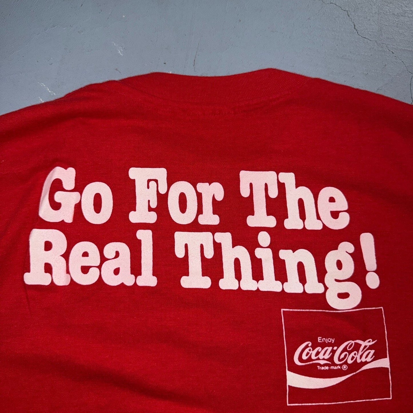Coke Champion 80s VTG T Shirt Promo Soda Diet Challenger Real Thing 1980s Graphi