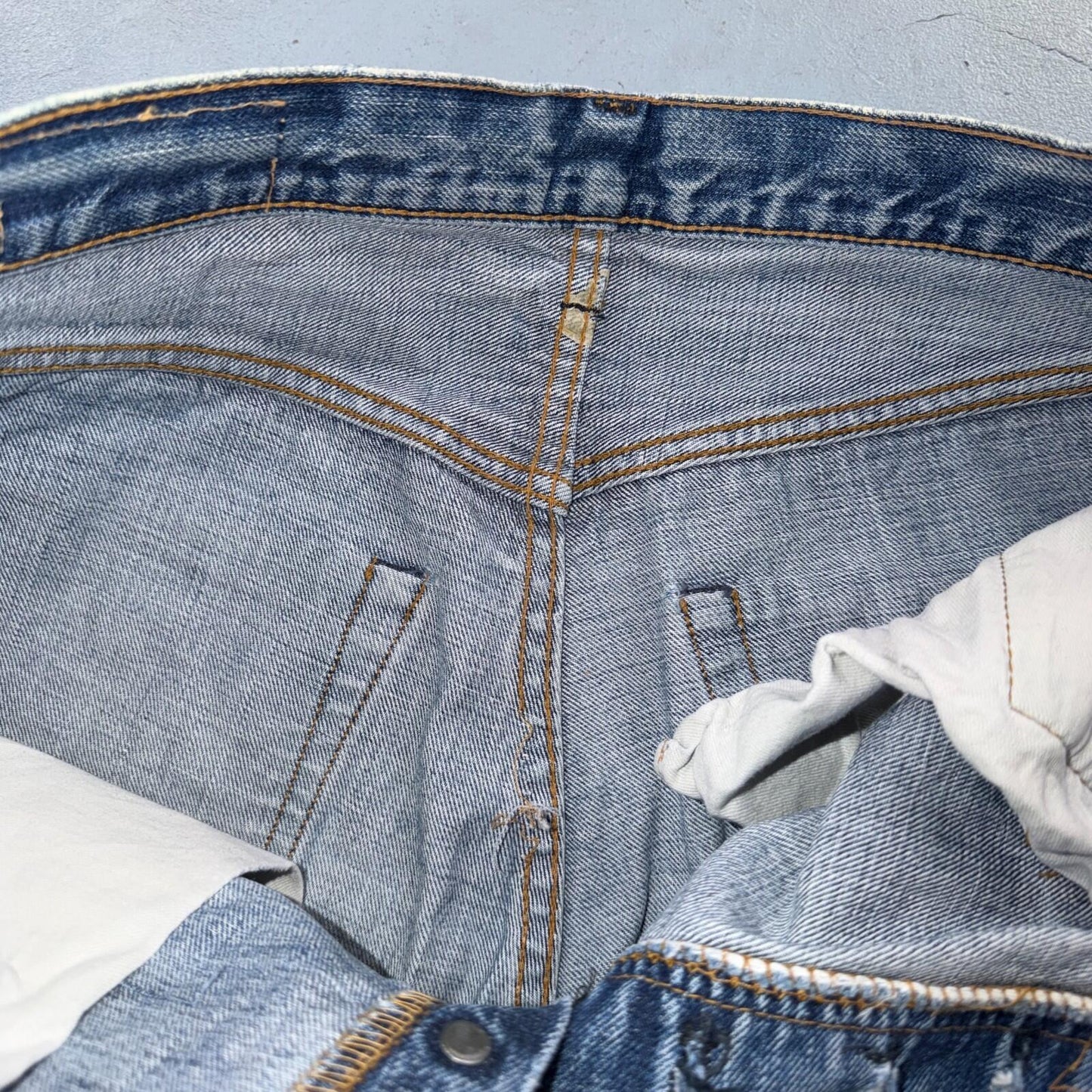 Levis 501 Vintage 70s SS Redline Selvedge USA Jeans Light Wash XX Act 31x26