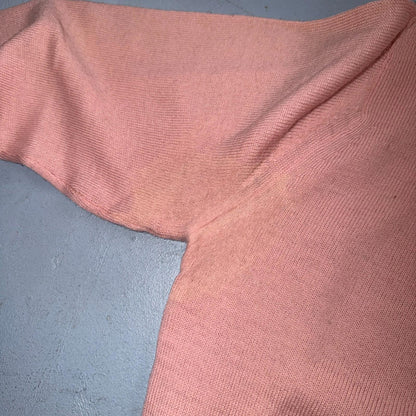 VTG 1940s 1950s Wool Cardigan Sweater Rockabilly Womens Knit Pink Bonnie Brian