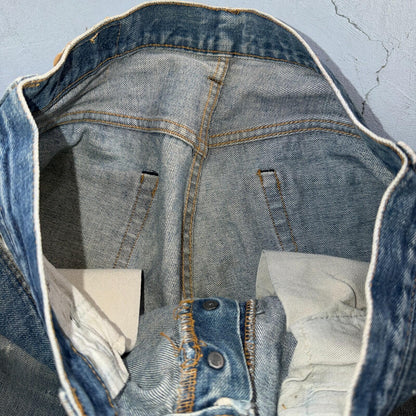 Levis 501 Vintage 80s Redline Selvedge USA XX Jeans Light Wash 35x34 Act 32x29