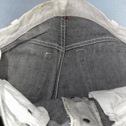 Levis 501 Vintage 80s USA XX Straight Leg Jeans Gray Light Wash 28x32 Act 27x31