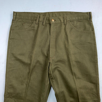 Vintage Osh Kosh Bgosh Pants Mens 40 (38x28) Green Union Made Sanforized 70s