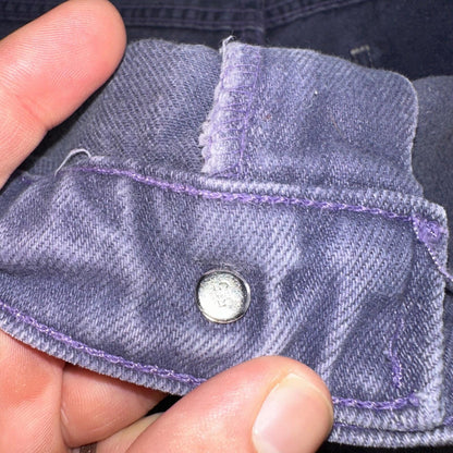 Levis 550 VTG Denim Shorts Mens 38 Purple Wash 1990s Orange Tab 90s 501