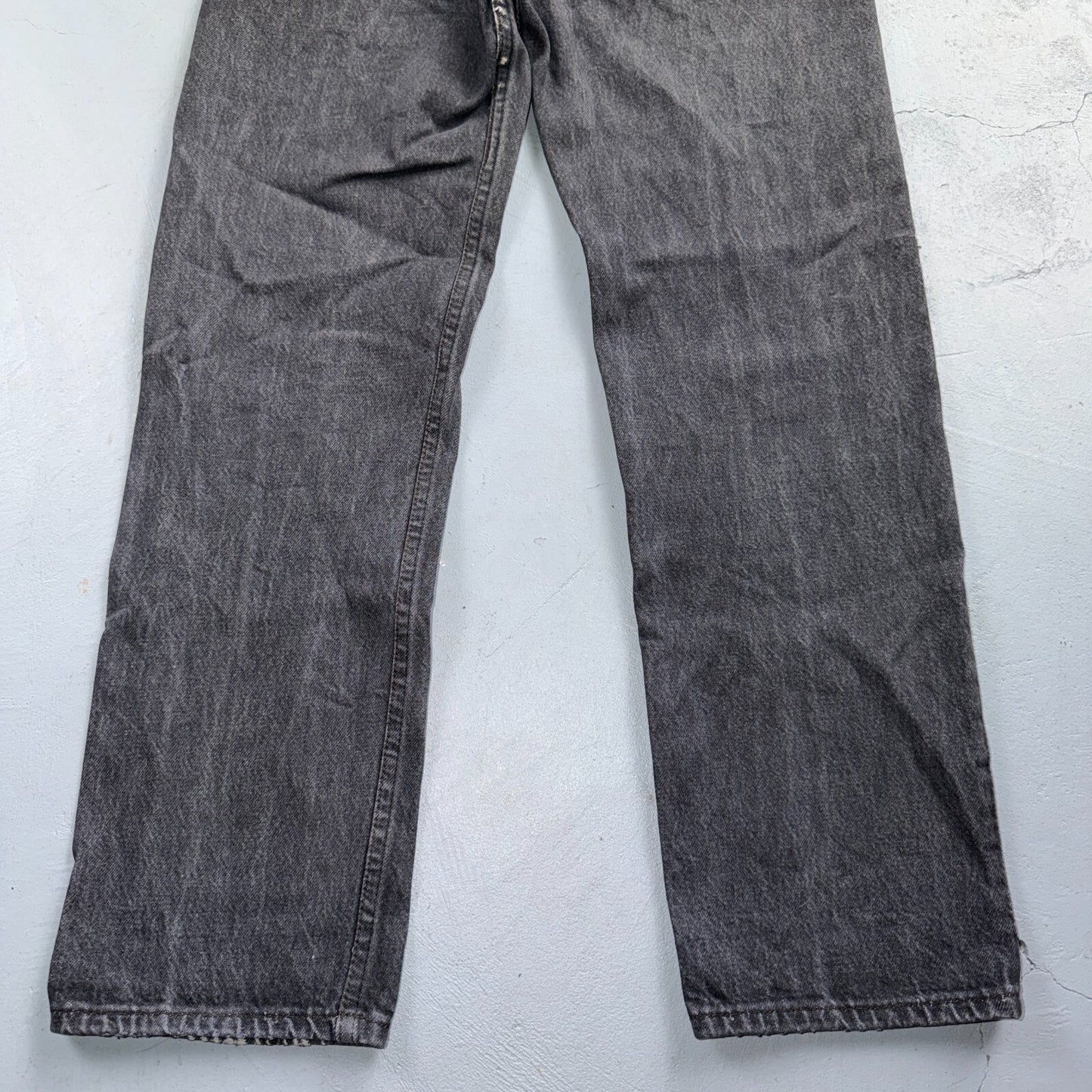 Levis 501 Vintage 80s USA XX Straight Leg Jeans Black Light Wash 30x30 Act 29x29