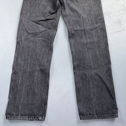 Levis 501 Vintage 80s USA XX Straight Leg Jeans Black Light Wash 30x30 Act 29x29