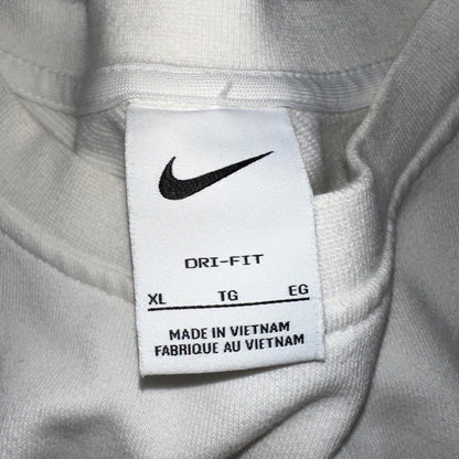 Nike Mens Sweatshirt Dri-Fit Pullover Sz XL White Cream Sweater DV7974-133
