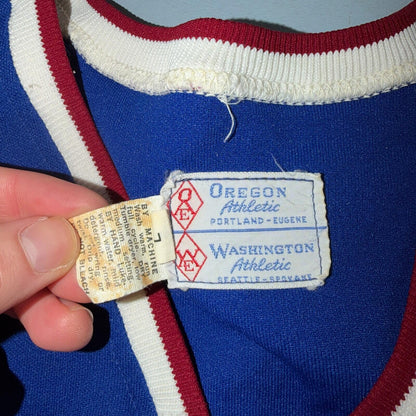 Vintage Vanderbeck Logging Bowling Jersey T Shirt Oregon USA Rockabilly 1960s