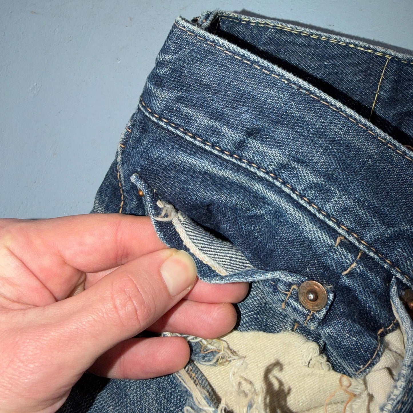 Levis 505 Big E Vintage 60s Redline Selvedge USA XX 1960s Jeans 501 Act 31x28