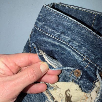 Levis 505 Big E Vintage 60s Redline Selvedge USA XX 1960s Jeans 501 Act 31x28