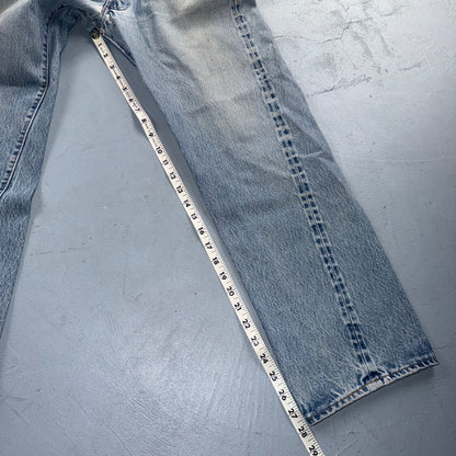 Levis 501 Vintage 80s Redline Selvedge USA XX Jeans Light Wash 35x30 Act 32x28