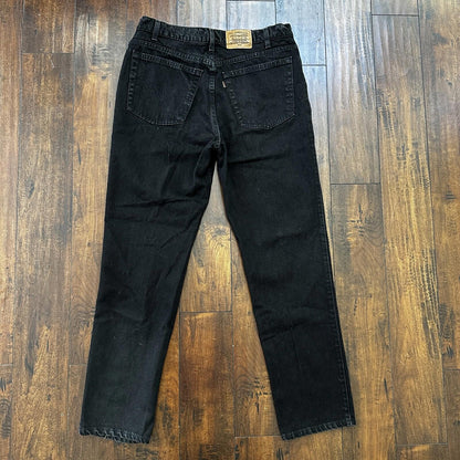 VTG Levi’s 540 Made In The USA Jeans Relaxed Fit Black 38x32 90s 501 Act 34x32