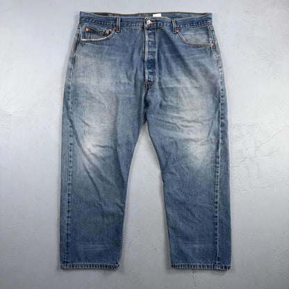 Levis 501 Vintage Y2K XX Straight Leg Jeans Blue Light Wash 44x30 Act 40x26