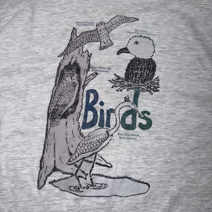 Vintage Stuart Island Washington T Shirt Bird Wildlife Nature Graphic Tee 90s