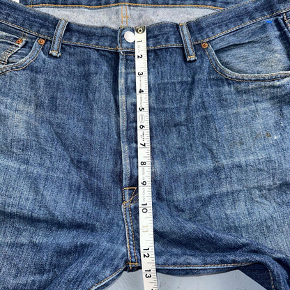 Levis 501 Y2K XX Straight Leg Jeans Blue VTG Dark Wash 40x32 Act 40x31
