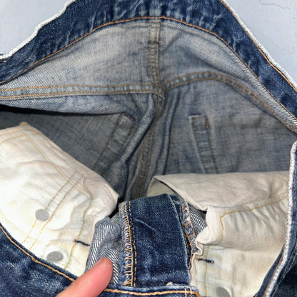Vintage LEVIS 505 Jeans Big E 1960s Denim 28x28 USA 60s 501 502 Talon Zipper