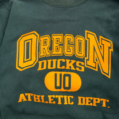 VTG 80s Champion Reverse Weave Oregon Ducks Athletic Dept Sweatshirt UO USA L