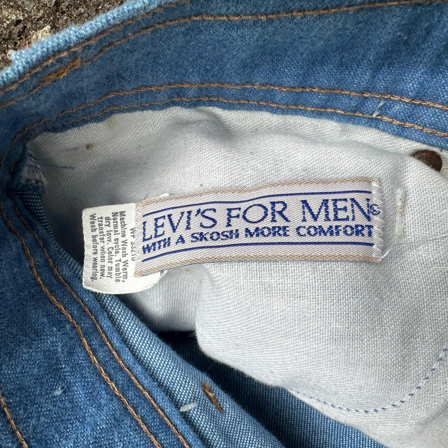 Levis VTG Orange Tab Jeans Mens 38x32 Blue 43415-4514 Fits 38x32 USA 35x31