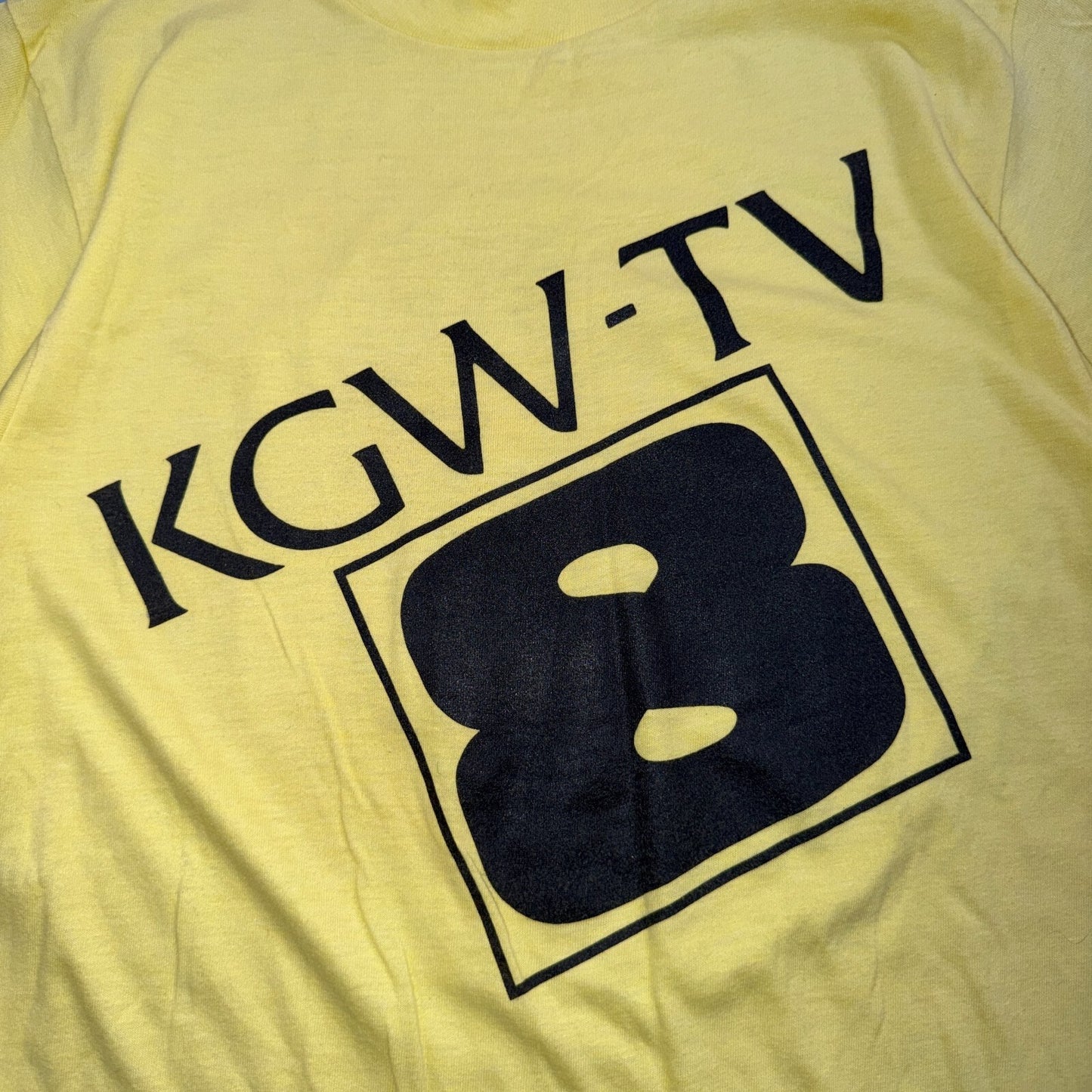 Channel 8 KGW TV 80s VTG T Shirt Portland Oregon Olympics Rare Single Stitch USA
