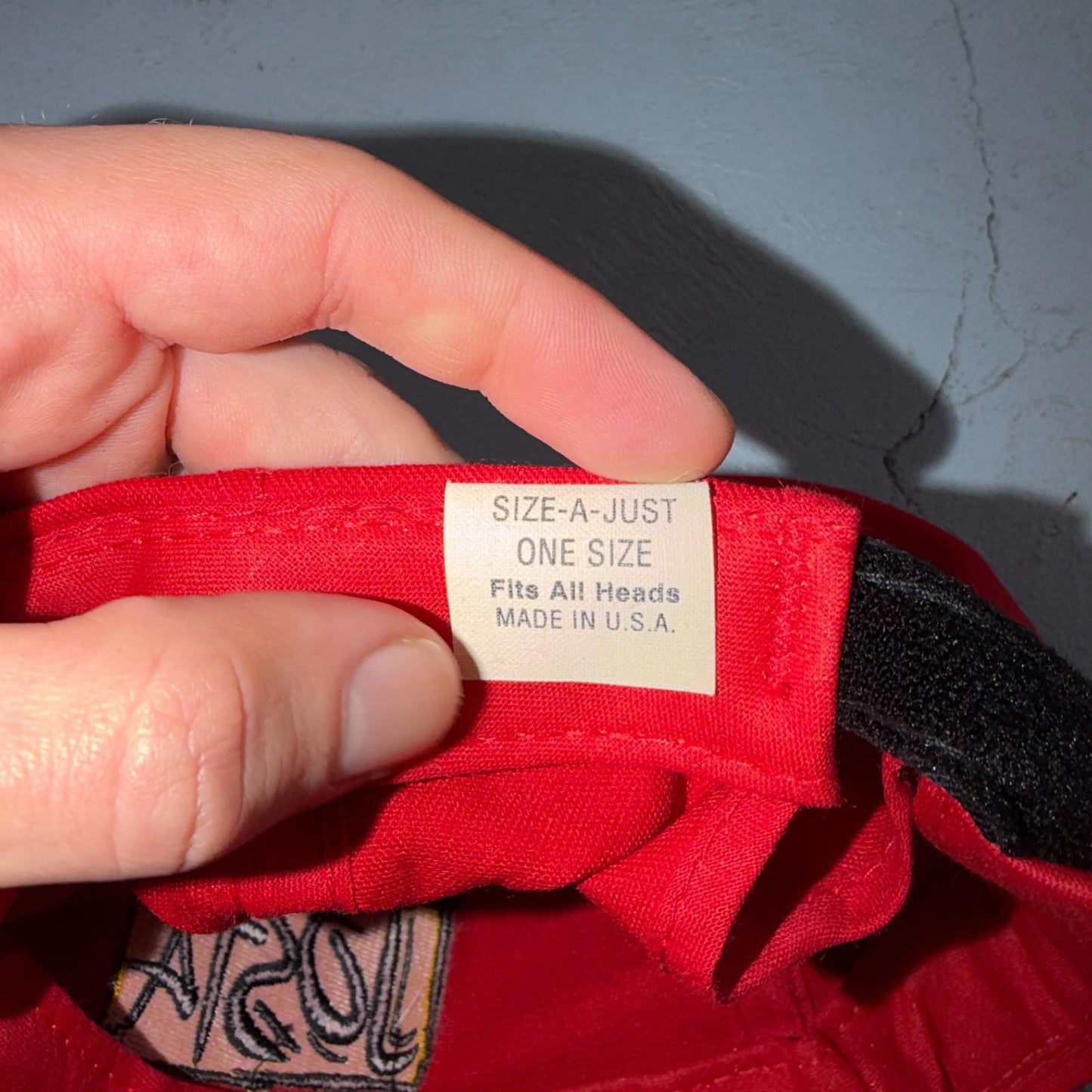 Josta Coca Cola Red Baseball Hat Strapback USA Rare Vintage Trucker