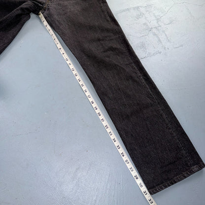 Levis 501 Vintage 80s USA XX Straight Leg Jeans Black Light Wash 30x32 Act 29x31