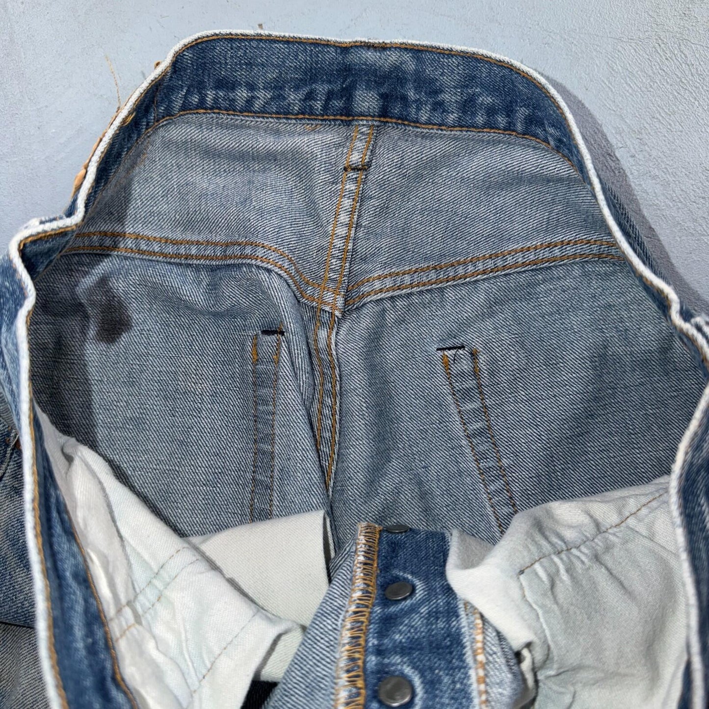 Levis 501 Vintage 70s SS Redline Selvedge USA Jeans Light Wash 36x34 Act 34x30
