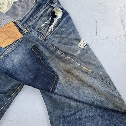 Levis 501 Big E Vintage 60s Redline Selvedge USA XX 1960s Jeans 66 Act 36x26